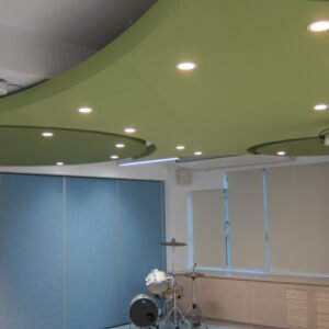 Acoustic Fabric Panel System for Wall and Ceiling