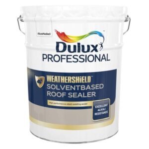 DULUX PROFESSIONAL WEATHERSHIELD SOLVENTBASED ROOF SEALER Sheen Finish Superior quality sealer for both new and previously painted roof tiles
